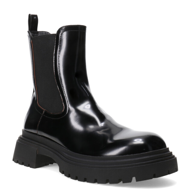 Bota de Mujer Miss Carol HARPERS tipo chelsea con elasticos laterales Negro
