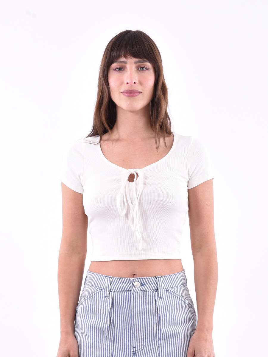 TOP KNOT - BLANCO 