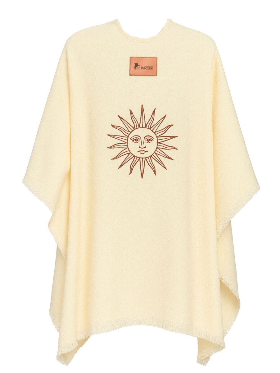 Ruana de Lana Merino - Fina Sol 