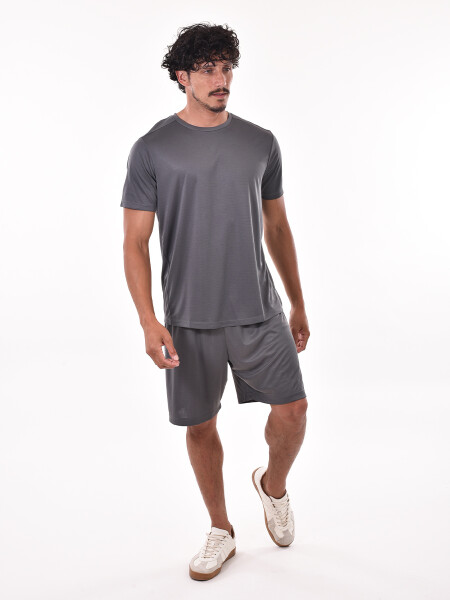 REMERA NIKOLAOS GRIS