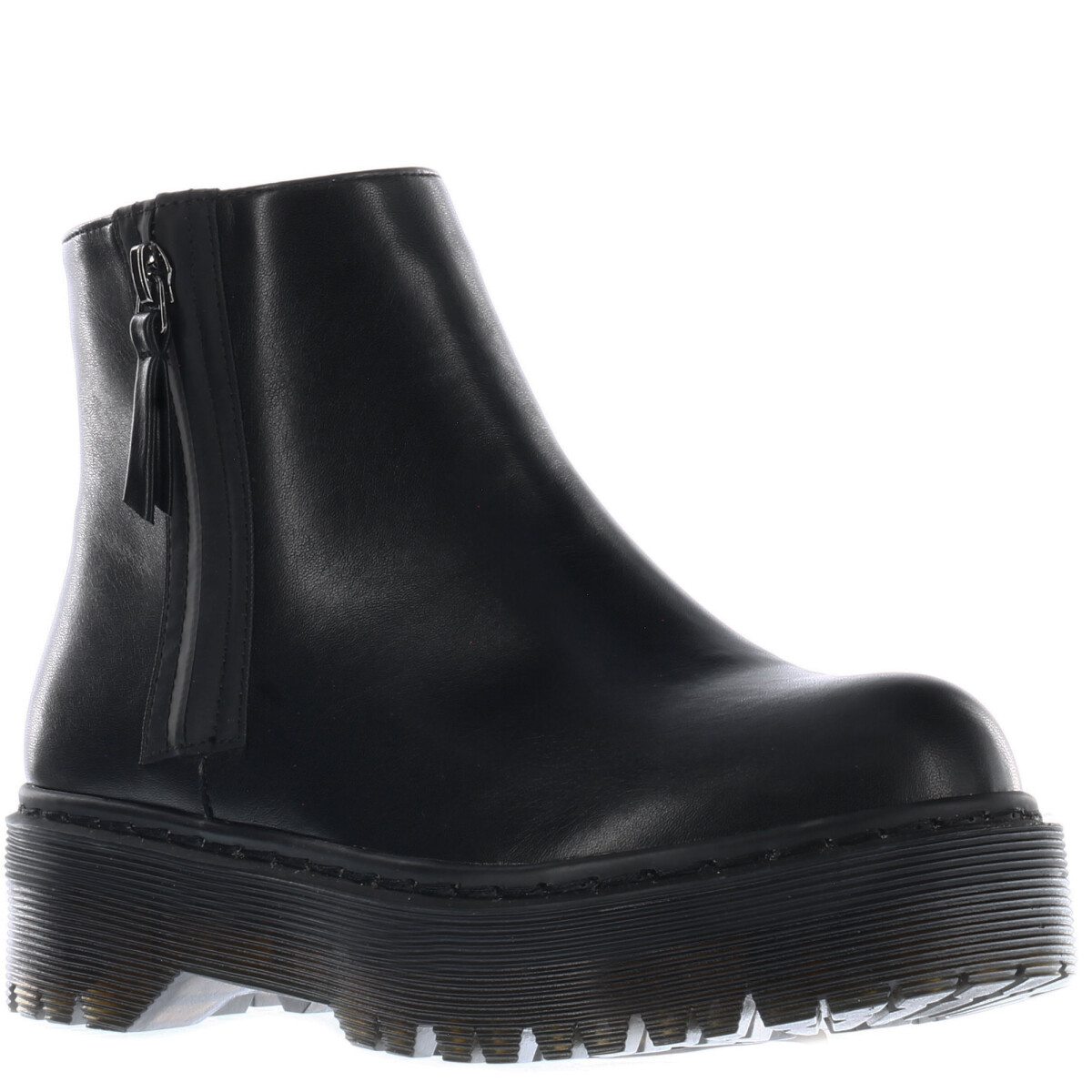 Bota de Mujer Miss Carol ZETA estilo chelsea en charol - Negro 