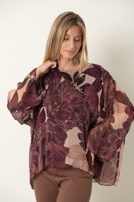 BLUSA ANDALUSI Magenta