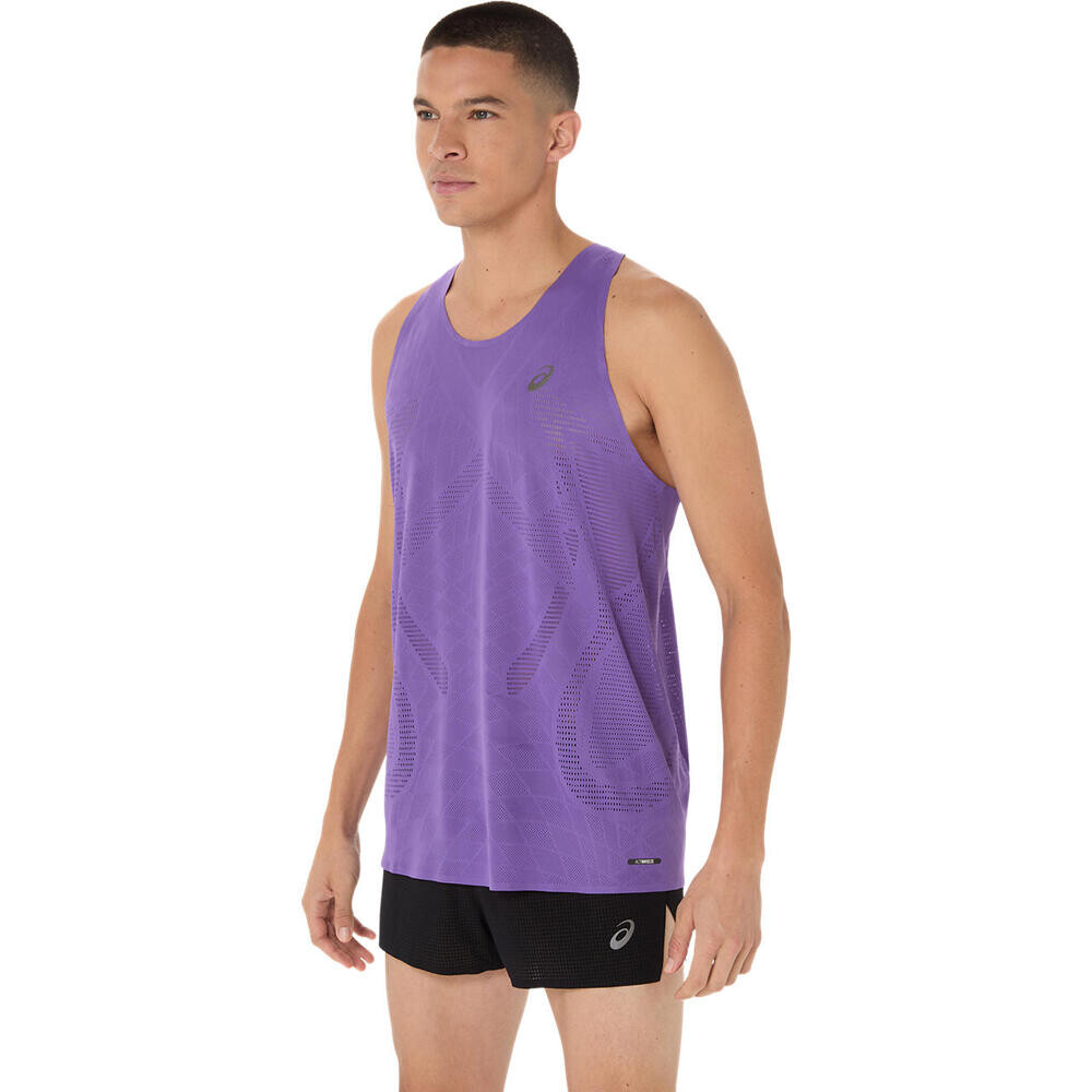 Bividi Running Metarun Singlet Hombre Edo Purple