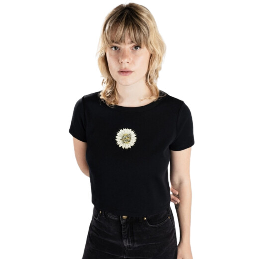 Remera Santa Cruz Crop Funk - Negro Remera Santa Cruz Crop Funk - Negro