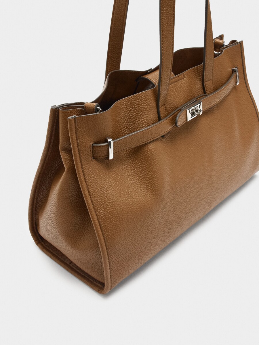 Bolso Para Portátil 13" Con Bolso Removible camel