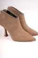 Botin con brillo Khaki
