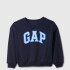 V-OVERSIZED LOGO CREW TAPESTRY NAVY