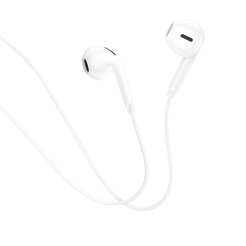 Auriculares Cableado Manos Libres Plug Jack Micrófono Color Blanco