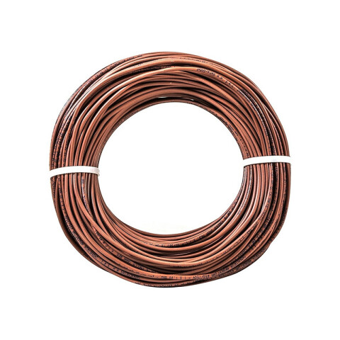 Cable de cobre marrón 10 mm² - rollo de 30 mts. N03059R30