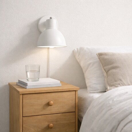 ARTEFACTO DECORATIVO DE PARED ALPHA Luminara de Pared Alpha Blanco