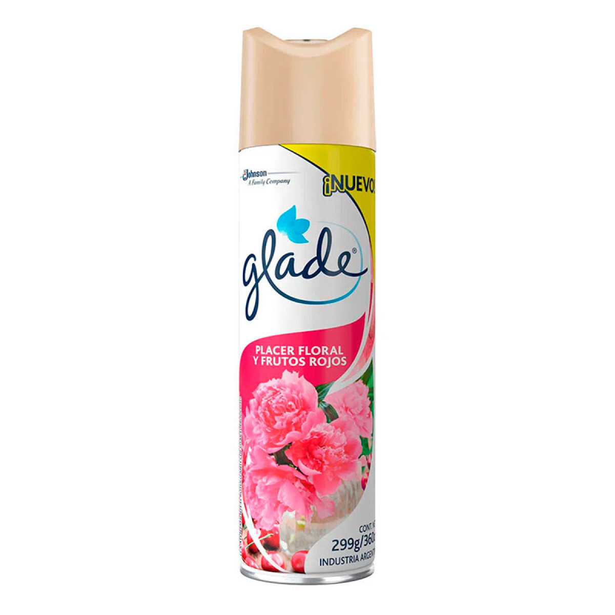 Desodorante de Ambiente GLADE 360ml - Placer Floral Frutos Rojos 