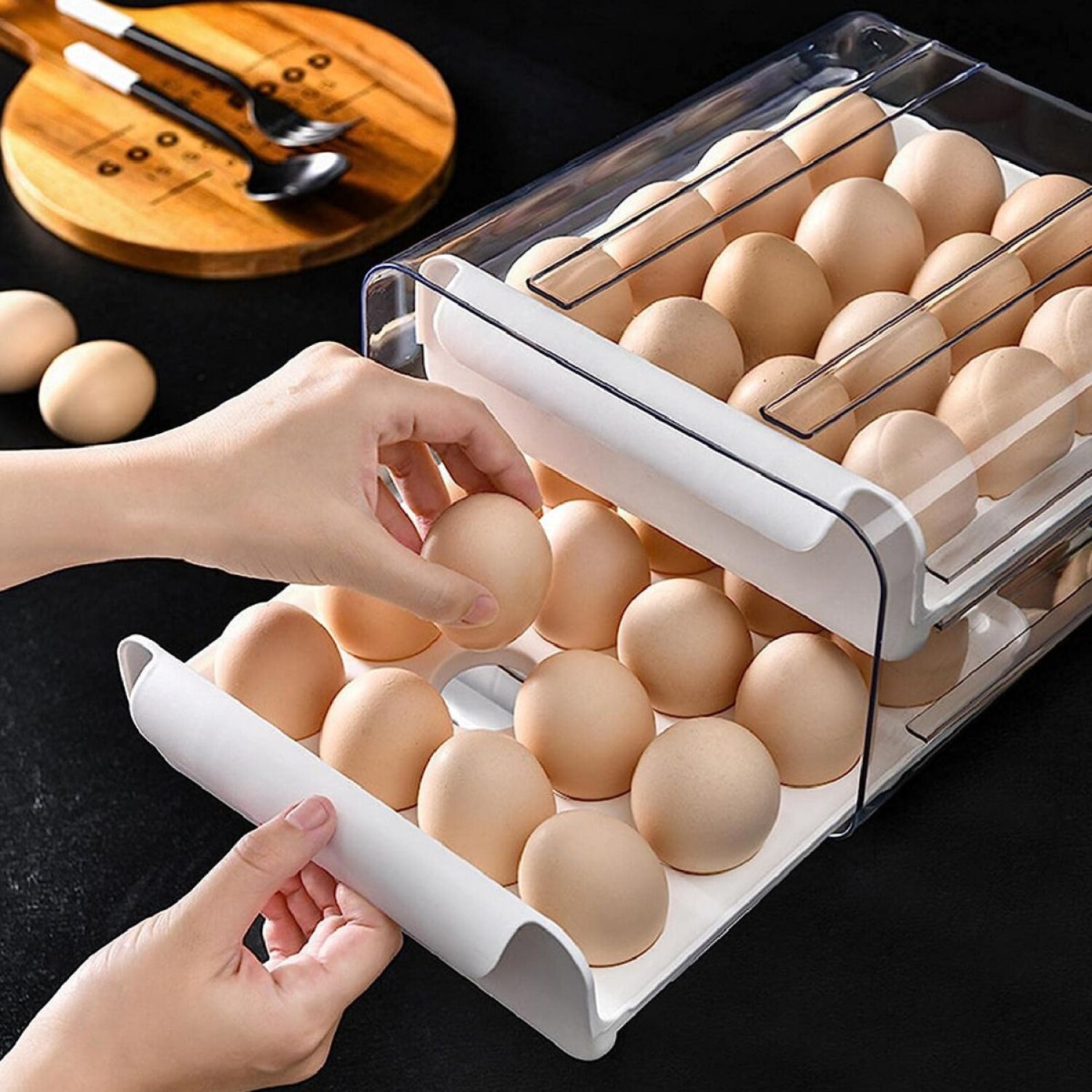 Generico 51 hueveras de plástico con 4 huevos: : Industria,  empresas y ciencia