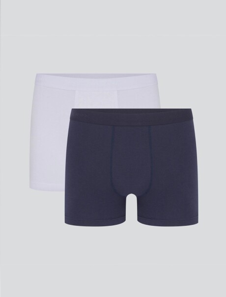 KIT DE 2 CALZONCILLOS MODELO BOXER MULTICOLOR