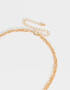 Collares Cortos Con corazón Collar Multicadenas Con Corazón - Dorado