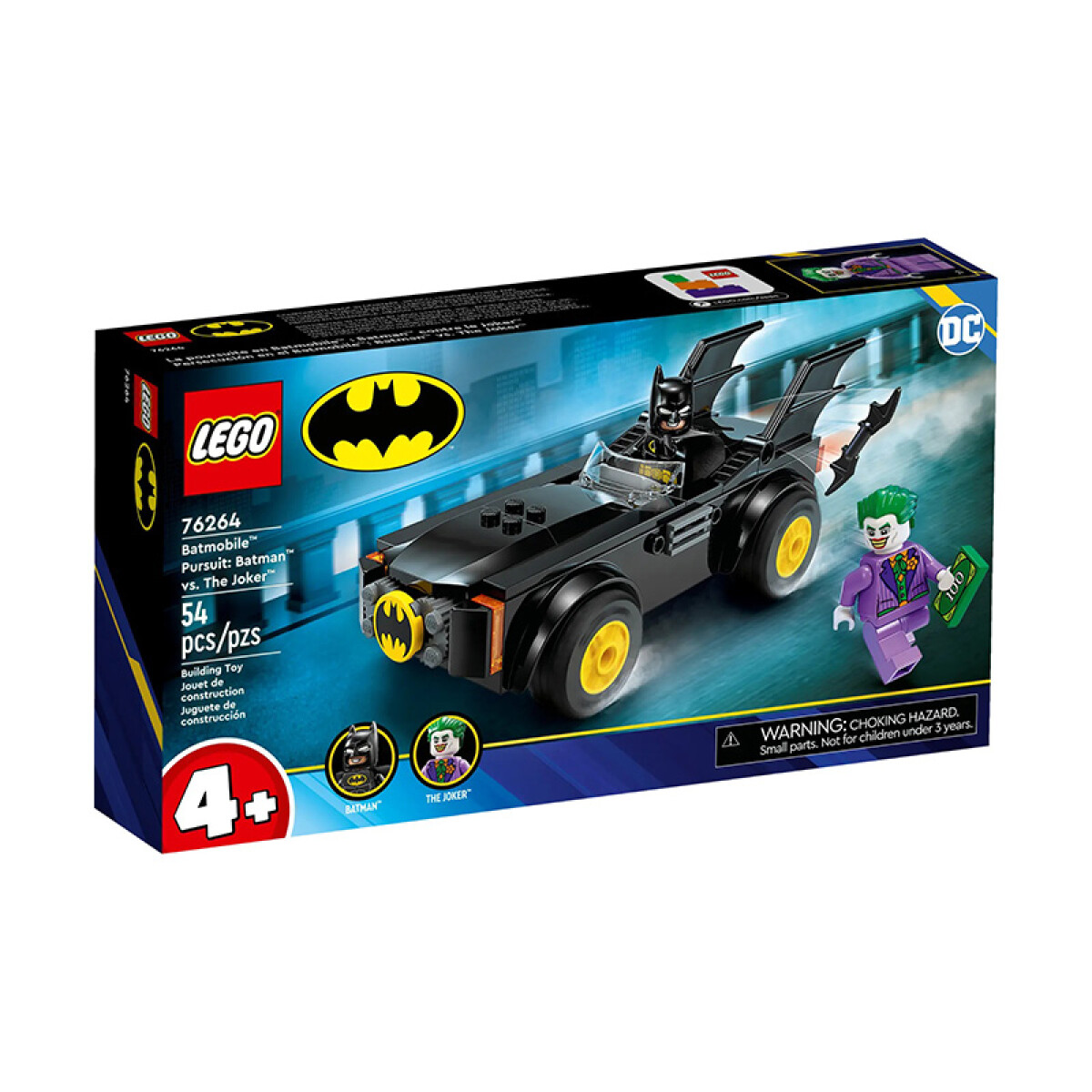 Lego Persecución en el Batmobile Batman Vs. The Joker 54 Piezas 4+ - Super Heroes 