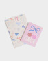 Anotadores Cuadernos y Memos Estampados Set De Cuadernos Moño Y Cherry - Combinacion Multicolor