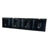 Perchero De Pared 4 puntas negro - PRODUCTO CON DETALLES - DI Perchero De Pared 4 puntas negro - PRODUCTO CON DETALLES - DI