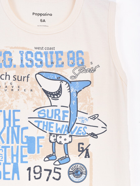 MUSCULOSA NIÑO BALANCE OFF WHITE