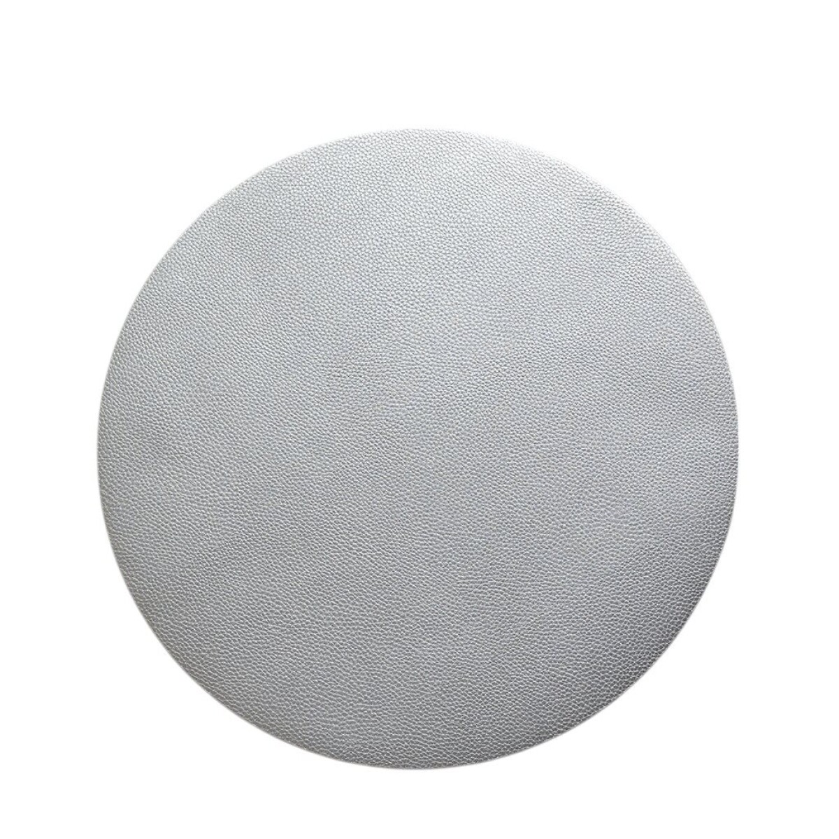 INDIVIDUAL PVC REDONDO COLOR PLATA D38CM 