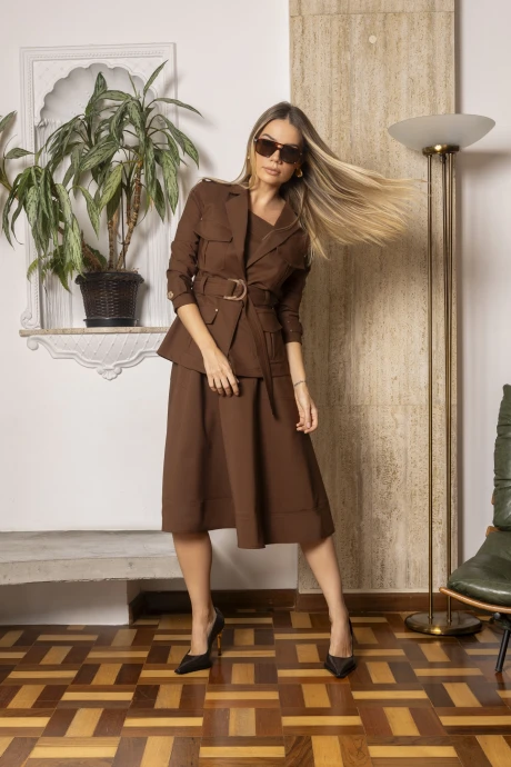 Chaqueta Abidemi Marrón