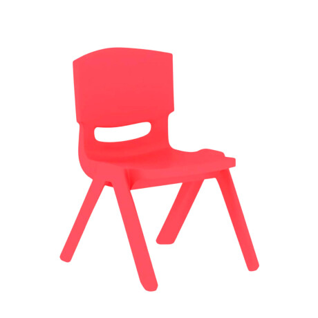 Silla para niños en plástico inyectado colores Rojo
