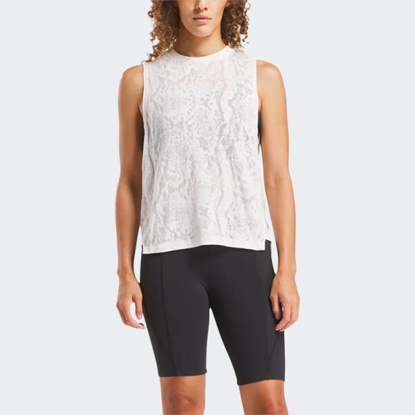 Musculosa Reebok Bournout Tank Blanco