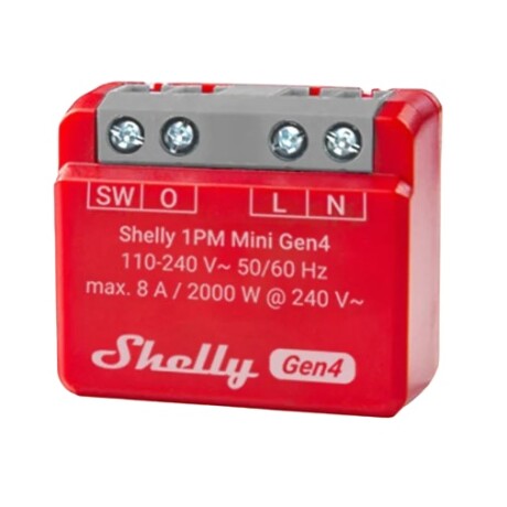 Rele Shelly Mini 1PM GEN4 Wi-fi 6 001