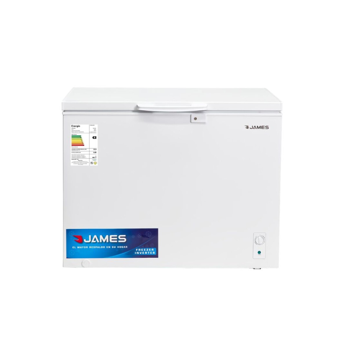 Freezer Horizontal Blanco 198 L - Modelo FHJ 210M INV - James 