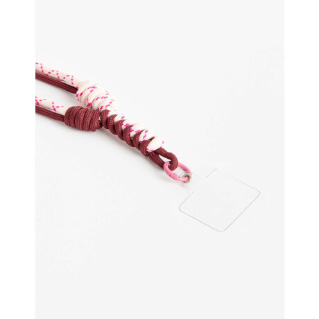 Llavero Cordón Combinacion Bicolor