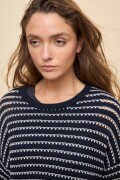 SWEATER IRENE Blanco/Azul