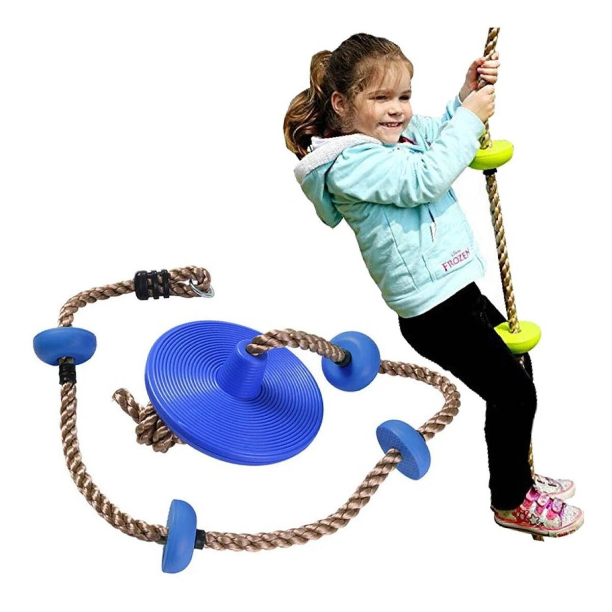 Hamaca Columpio Infantil Tipo Cuerda P/ Escalar Niños - Pla000412 