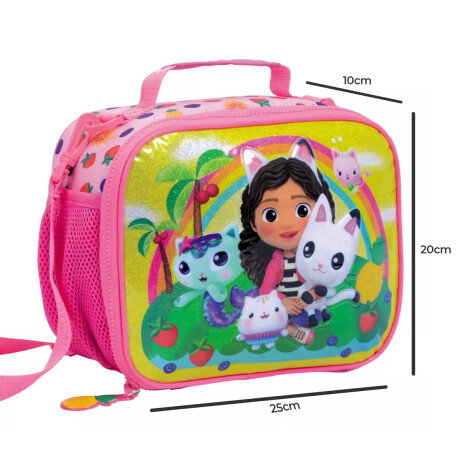 Gabby Dollhouse Lunchera Térmica Infantil 25x20x10 Cm M1