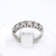 Anillo Medio Sin Fin En Oro Blanco 18K Anillo Medio Sin Fin En Oro Blanco 18K