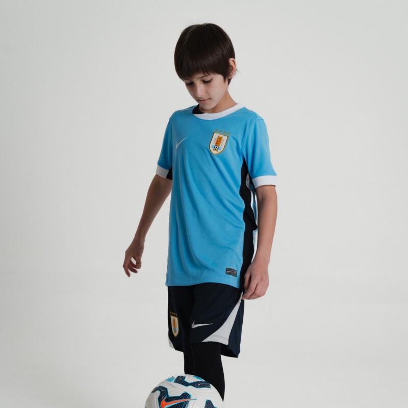 Remera Titular Uruguay Nike Stadium de Niños Azul