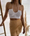 Top Mica blanco