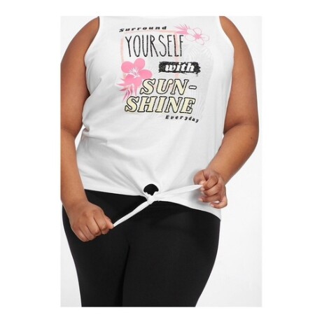 Musculosa para niña Justice Yourself Blanco