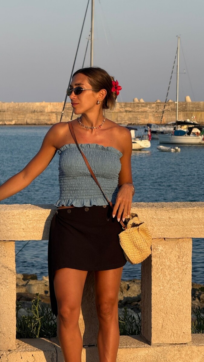 Strapless Milho - Jean 