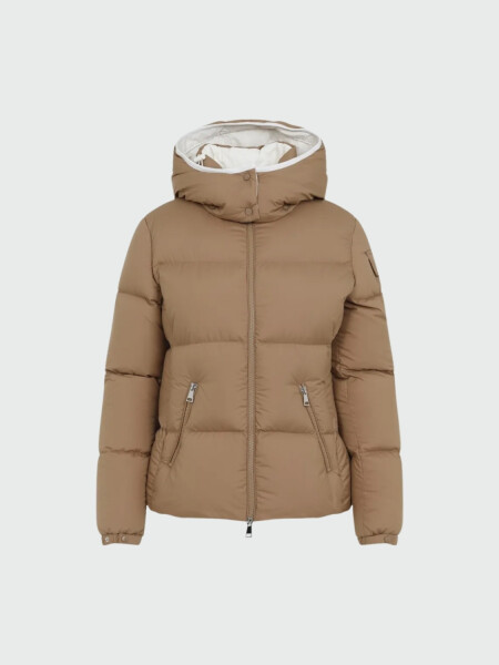 Moncler- Campera rellena de plumas con capucha desmontable, Fourmines Alta Automática