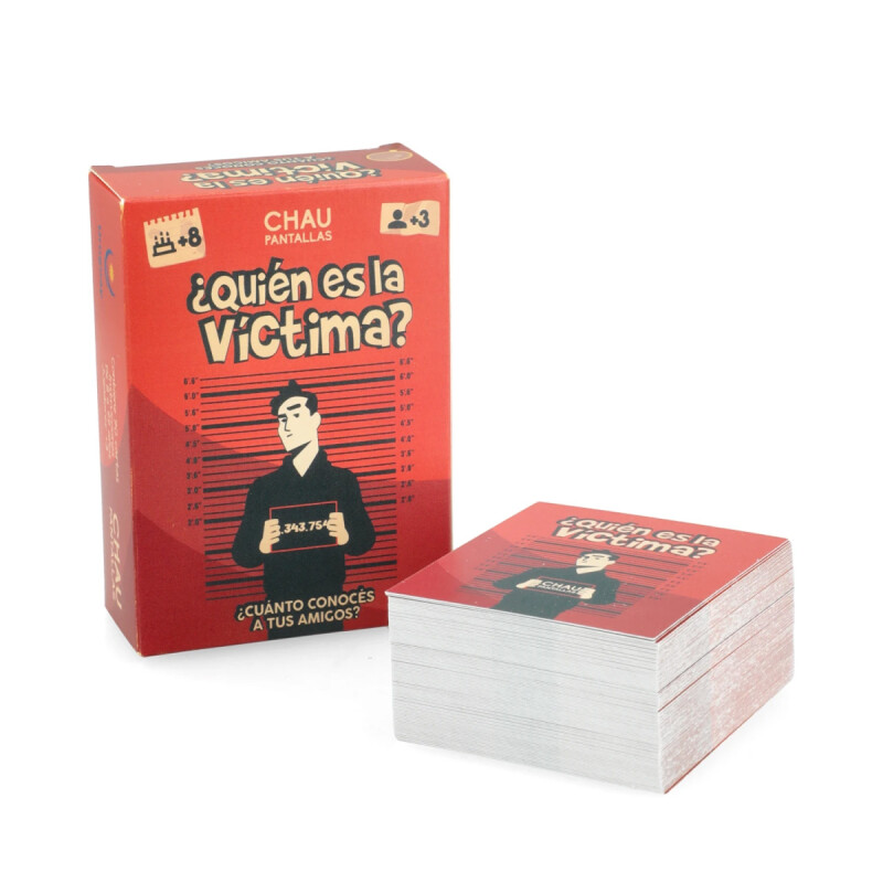 JUEGO DE MESA QUIEN ES LA VICTIMA CHAU PANTALLAS JUEGO DE MESA QUIEN ES LA VICTIMA CHAU PANTALLAS