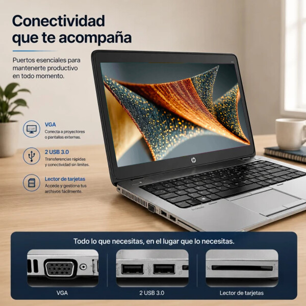 Notebook Elitebook 840 G3 I5 8gb Ram 256gb Ssd 14" NOTEBOOK RFPL HP EB 840 G3 I5/8/256/14