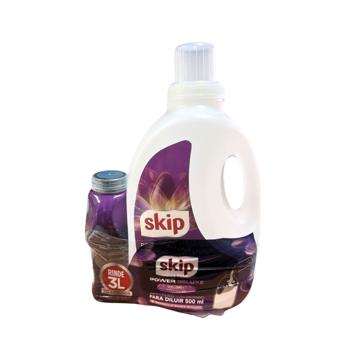 JABON LIQUIDO SKIP P DILUIR 500ML VIOLETA POWER LUX (LIQUIDO) +BOTELLA 