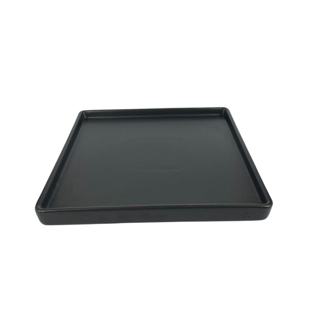 Plato cuadrado ceramica 25 cm Plato cuadrado ceramica 25 cm