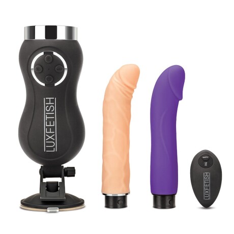 Sex Machine Compacta Vibrador y Empuje Lux Fetish Sex Machine Compacta Vibrador y Empuje Lux Fetish