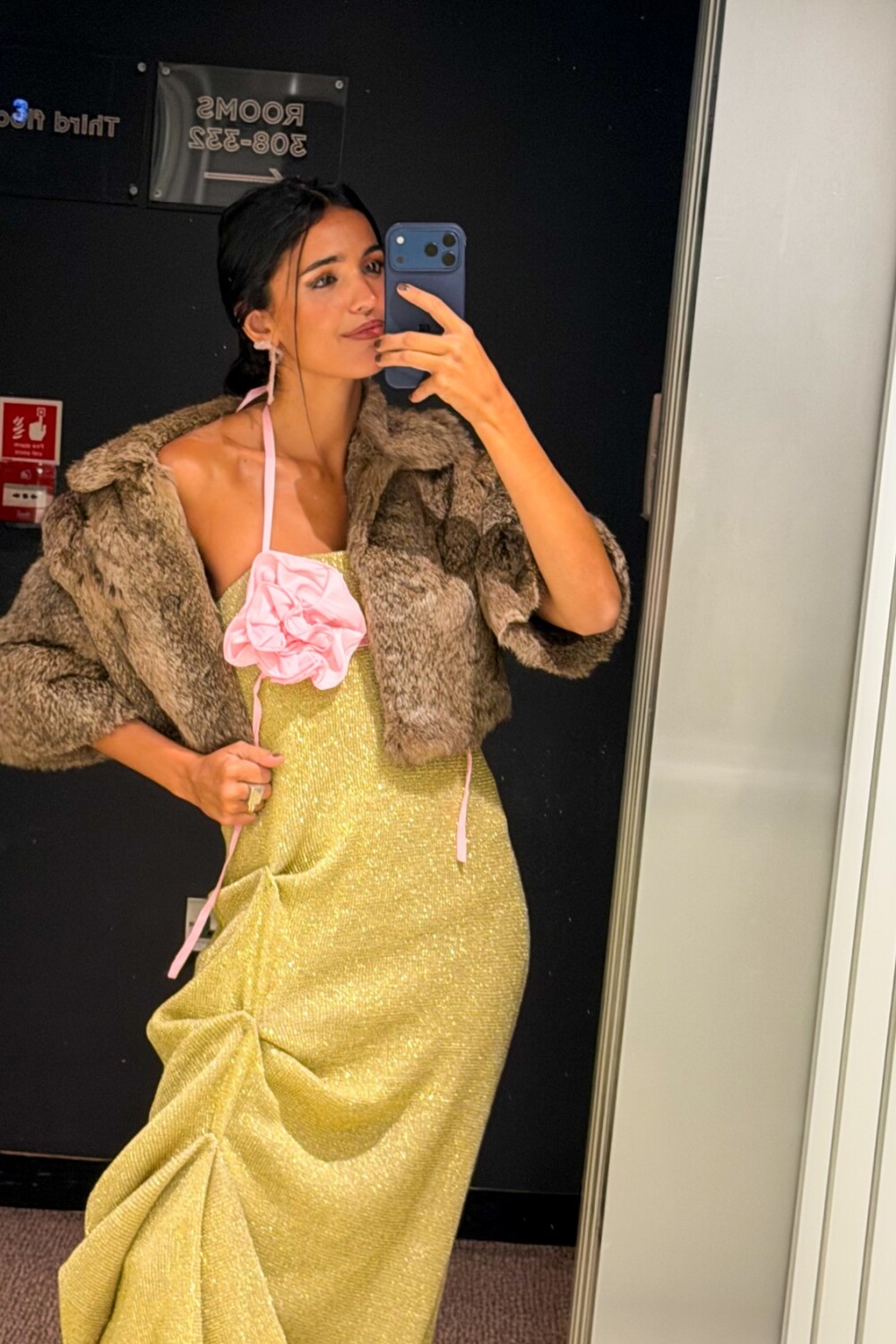 Iconic Dress Rosado / Dorado