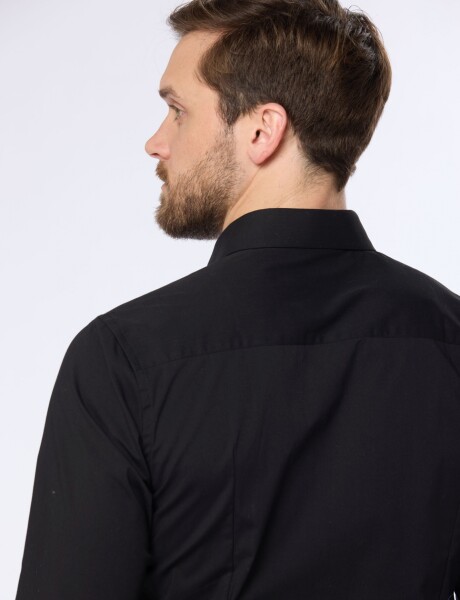 CAMISA ENTALLADA Negro