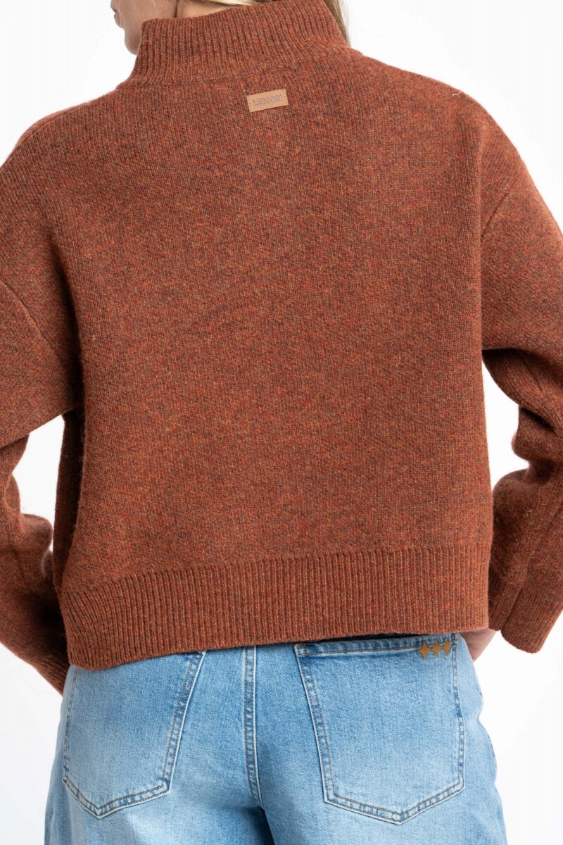 Cardigan Lana Chocolate