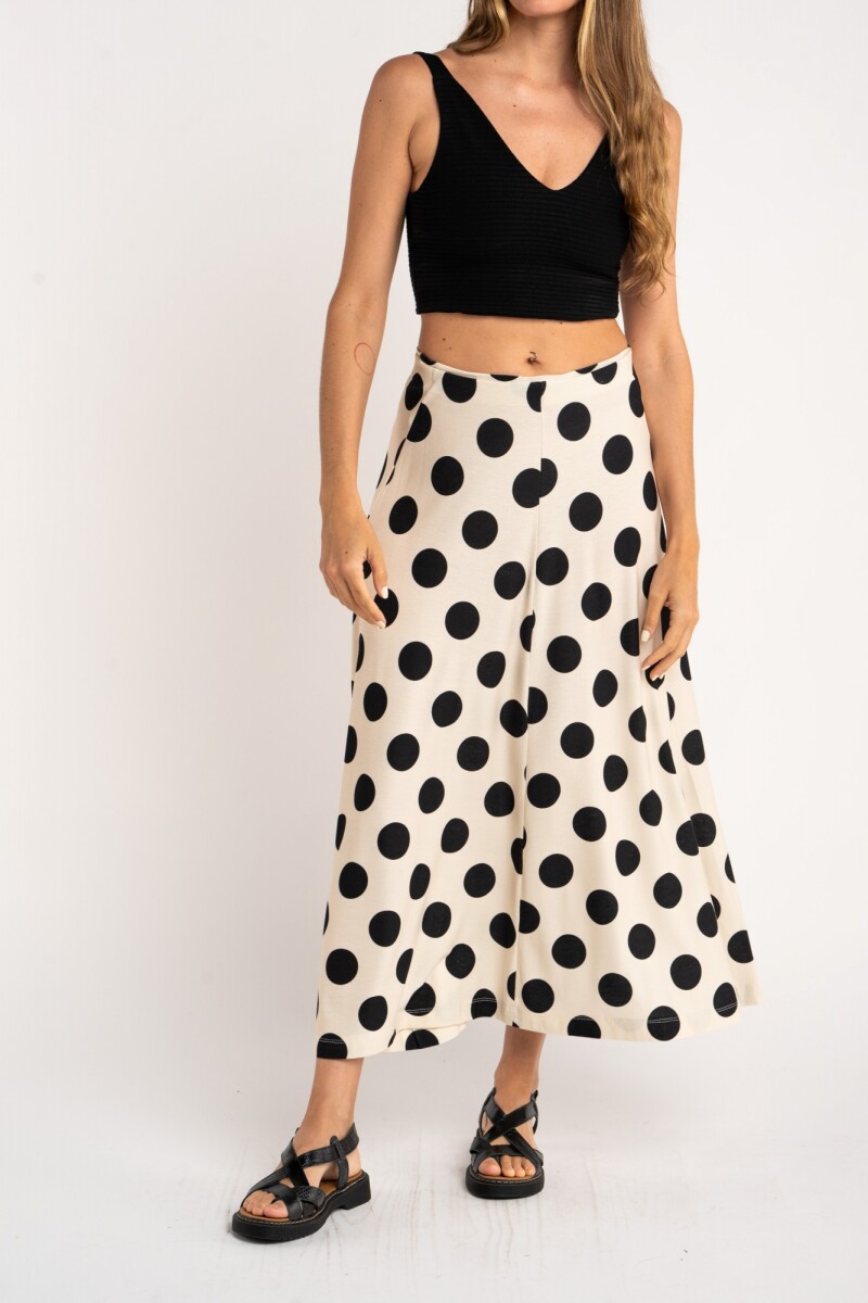 Falda Lunares Nácar
