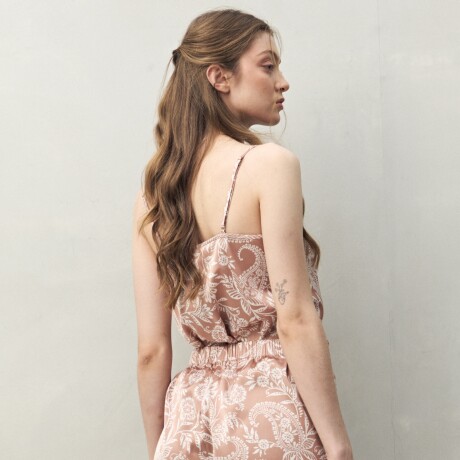 SHORT MARGARITA PRINTED Tostado