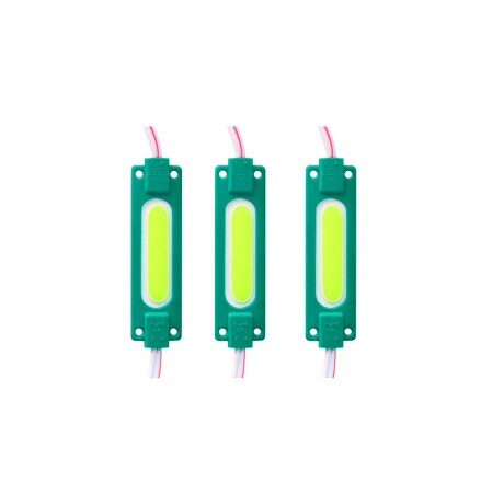 LAMPARA COMBO 3 - MODULO LED COB 24V ALTA POTENCIA VERDE 3 LED LAMPARA COMBO 3 - MODULO LED COB 24V ALTA POTENCIA VERDE 3 LED