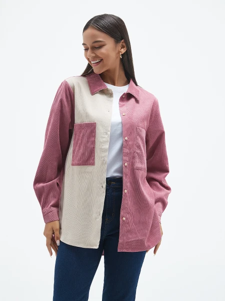 CAMISA MALVA ROSADO